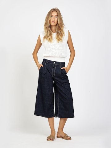 Gang Loosefit Jeans '94WANDA CULOTTE ' in Blauw