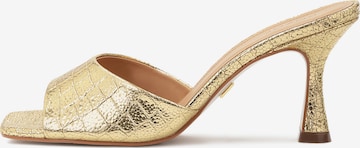 Kazar Mule in Gold: front