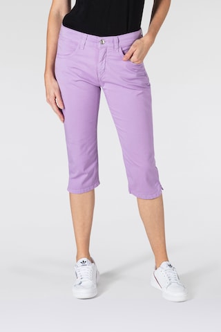 MAC Slimfit Hose in Lila