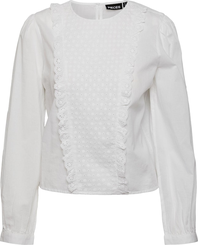 PIECES Bluse 'Kimora' in Weiß