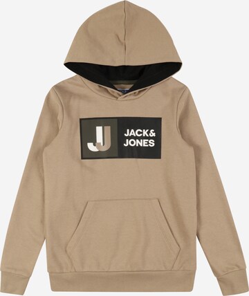 Bluză de molton 'LOGAN' de la Jack & Jones Junior pe bej: față