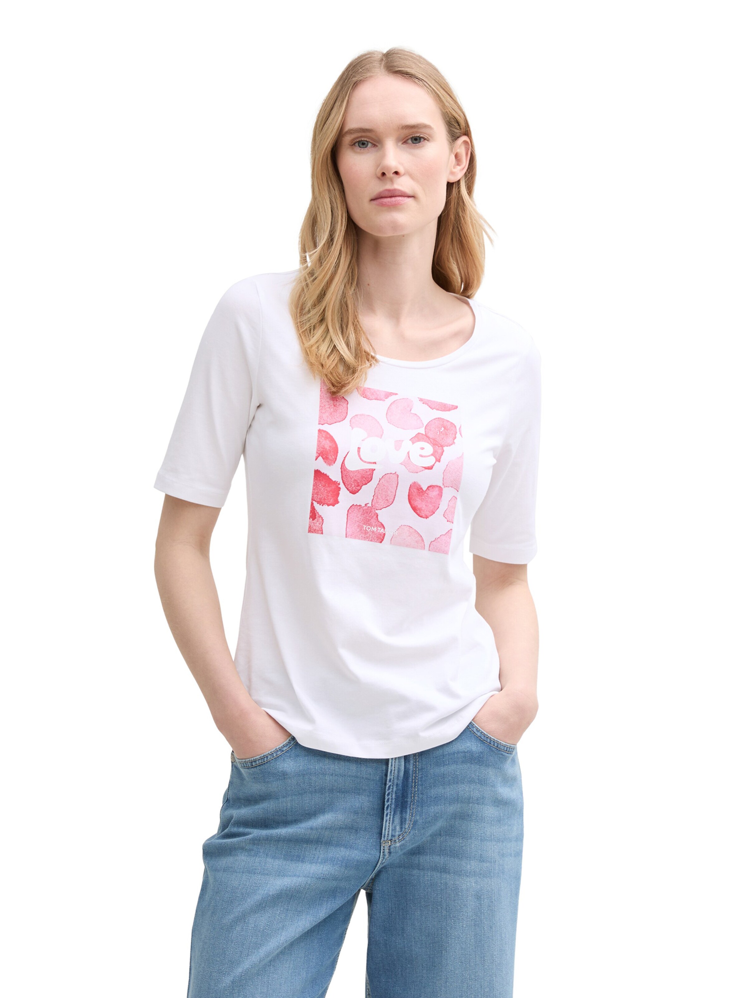 TOM TAILOR Shirts i hvid: forside