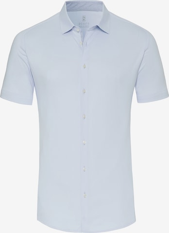 DESOTO Button Up Shirt in Blue: front