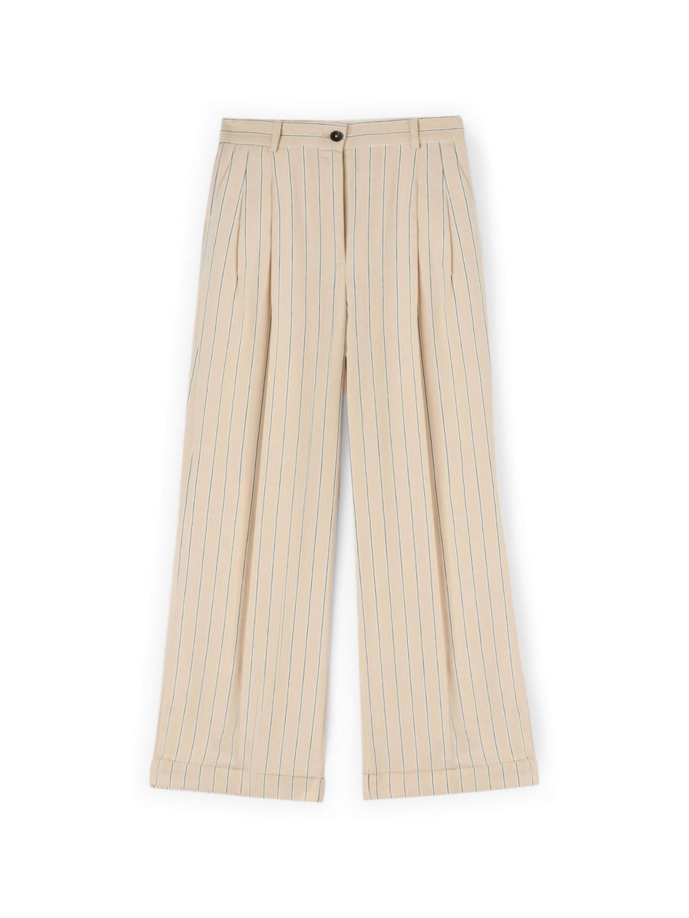 MOTIVI - Pierna ancha Pantalón en beige: frente