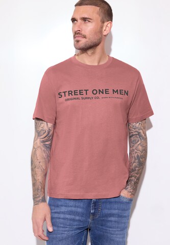 Street One MEN Shirt in Pink: front
