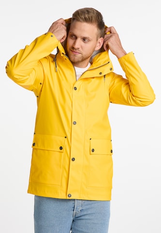 MO Weatherproof jacket in Yellow: front