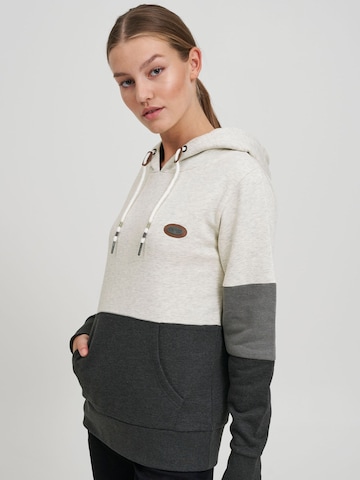Sweat-shirt 'OXKathrine' Oxmo en gris : devant