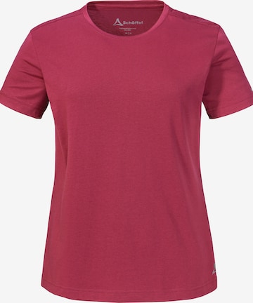 T-shirt fonctionnel ' T Shirt Buchberg L ' Schöffel en rouge : devant
