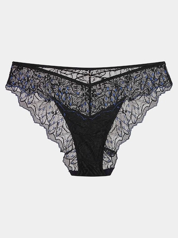 Panty 'Slip Nuka, feine Spitze, modisches Muster, mit Baumwollzwickel' di ESOTIQ in nero