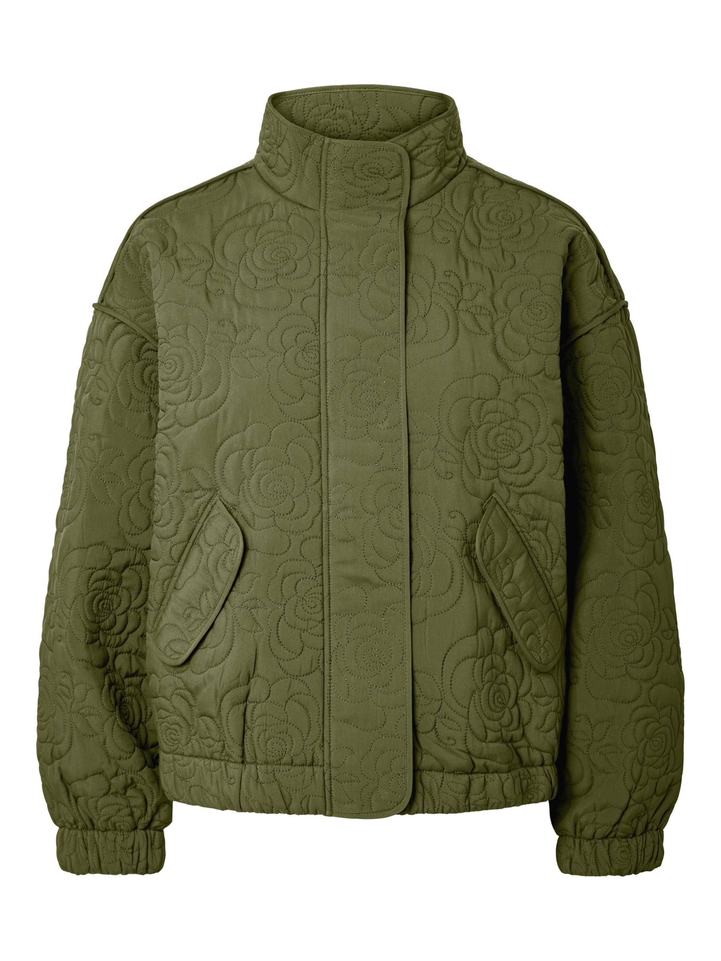 Veste mi-saison 'YASFipura' YAS en vert : devant
