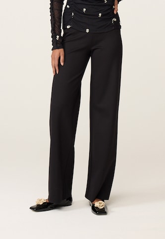 Fabienne Chapot Wide leg Pants in Black: front