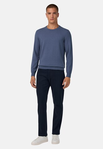 Boggi Milano Slimfit Hose in Blau