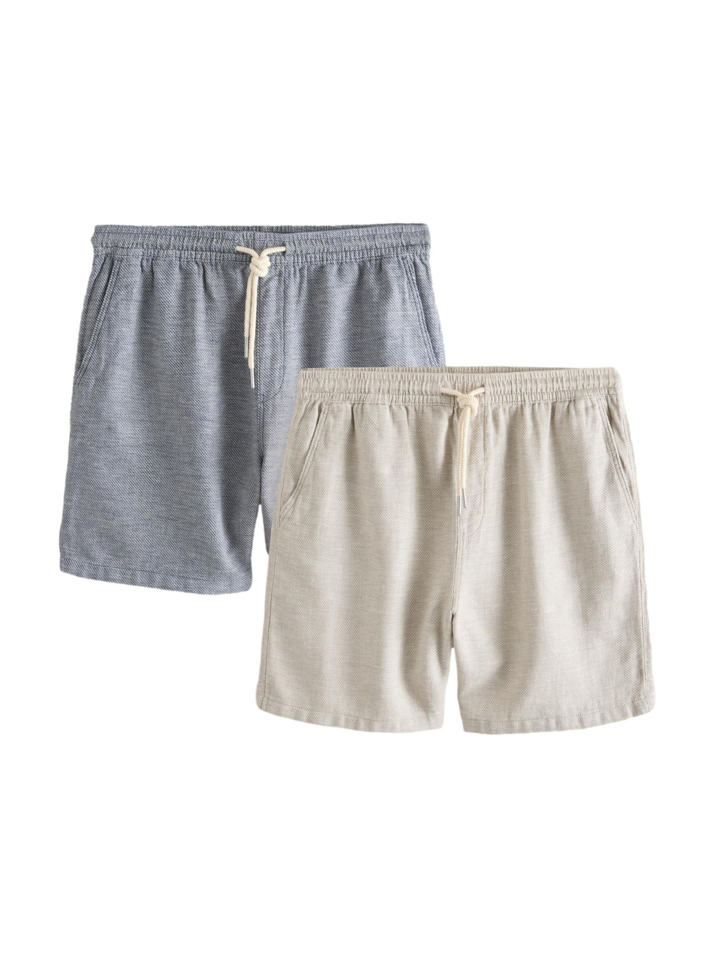 Next Regular Trousers in Beige: front