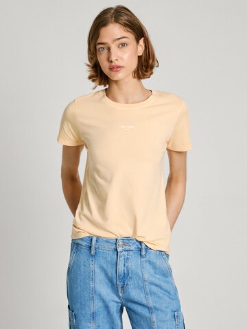 geltona Pepe Jeans Marškinėliai: priekis