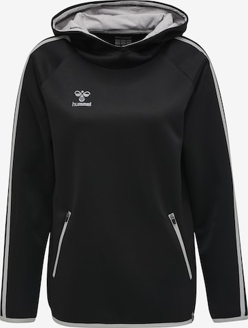 Hummel Sportief sweatshirt in Zwart: voorkant