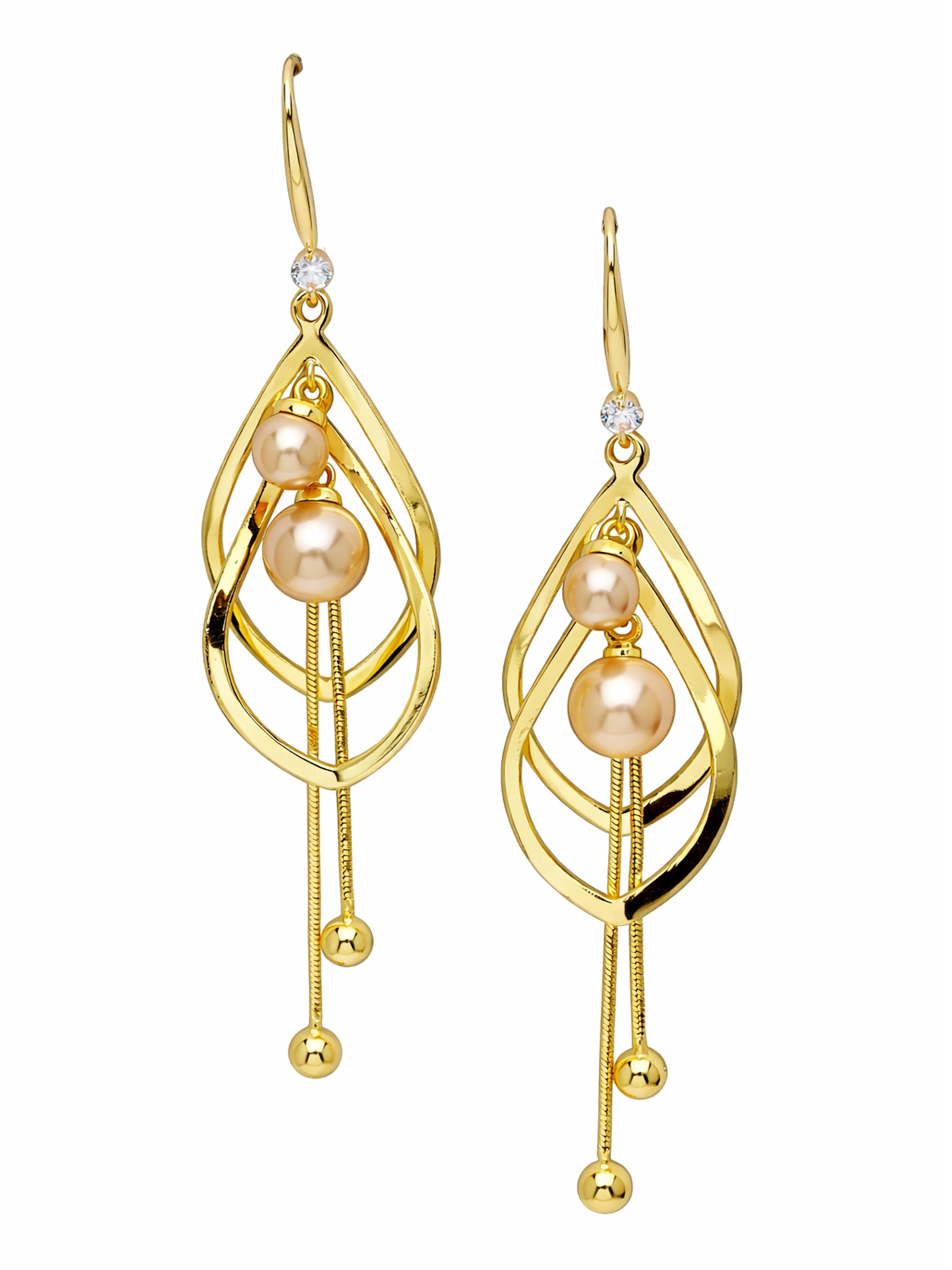 AVANT-GARDE PARIS Boucles d'oreilles en or, Vue avec produit