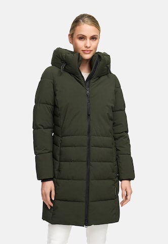 Manteau d’hiver 'Mondnebel XIV' NAVAHOO en vert : devant