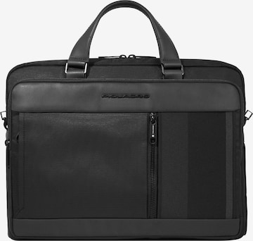 Piquadro Document Bag 'Steve ' in Black: front