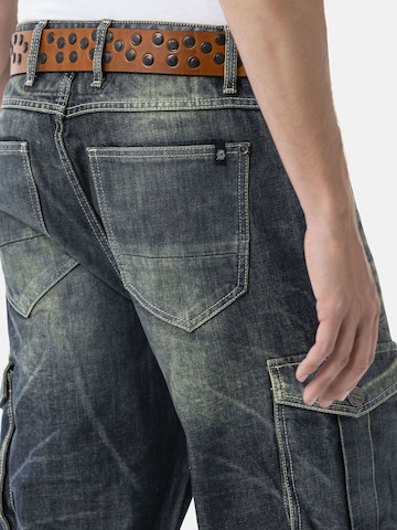 CIPO & BAXX Loosefit Jeanshose 'CD897', Over Size, Loose Fit, Dirty in Grün