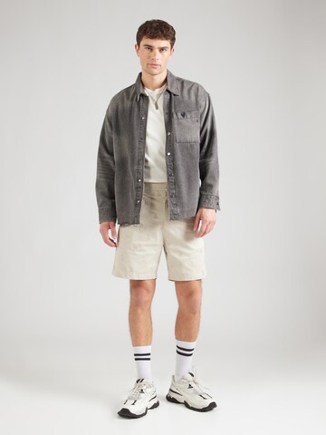 NEW ERA Loosefit Byxa i beige