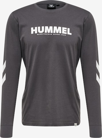 Hummel Λειτουργικό μπλουζάκι 'Legacy' σε γκρι: μπροστά