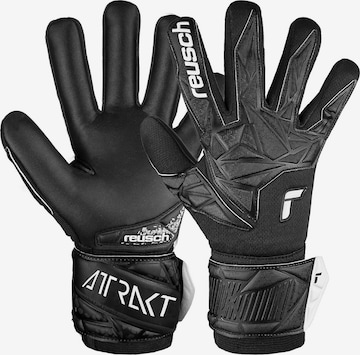 REUSCH Sports gloves 'Attrakt Infinity NC' in Black: front