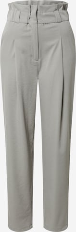 EDITED Regular Pleat-Front Pants 'Dana' in Grey: front