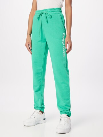 The Jogg Concept Tapered Broek 'Safine' in Groen: voorkant