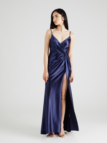 LUXUAR Вечерна рокля в синьо: отпред