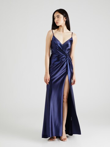 LUXUAR Evening Dress in Blue: front