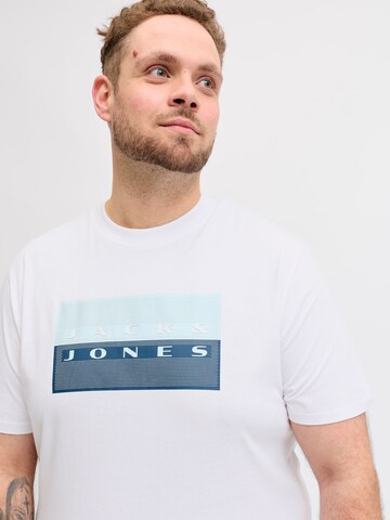 Jack & Jones Plus Shirt 'JCOFUSION' in White