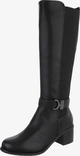 Ital-Design Stiefel in schwarz, Produktansicht