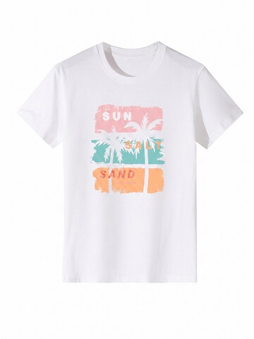 LapaPlus Shirt 'Women's Summer Short Sleeves Tops'‌‌‌‌‌‌‌ in Weiß: Vorderseite