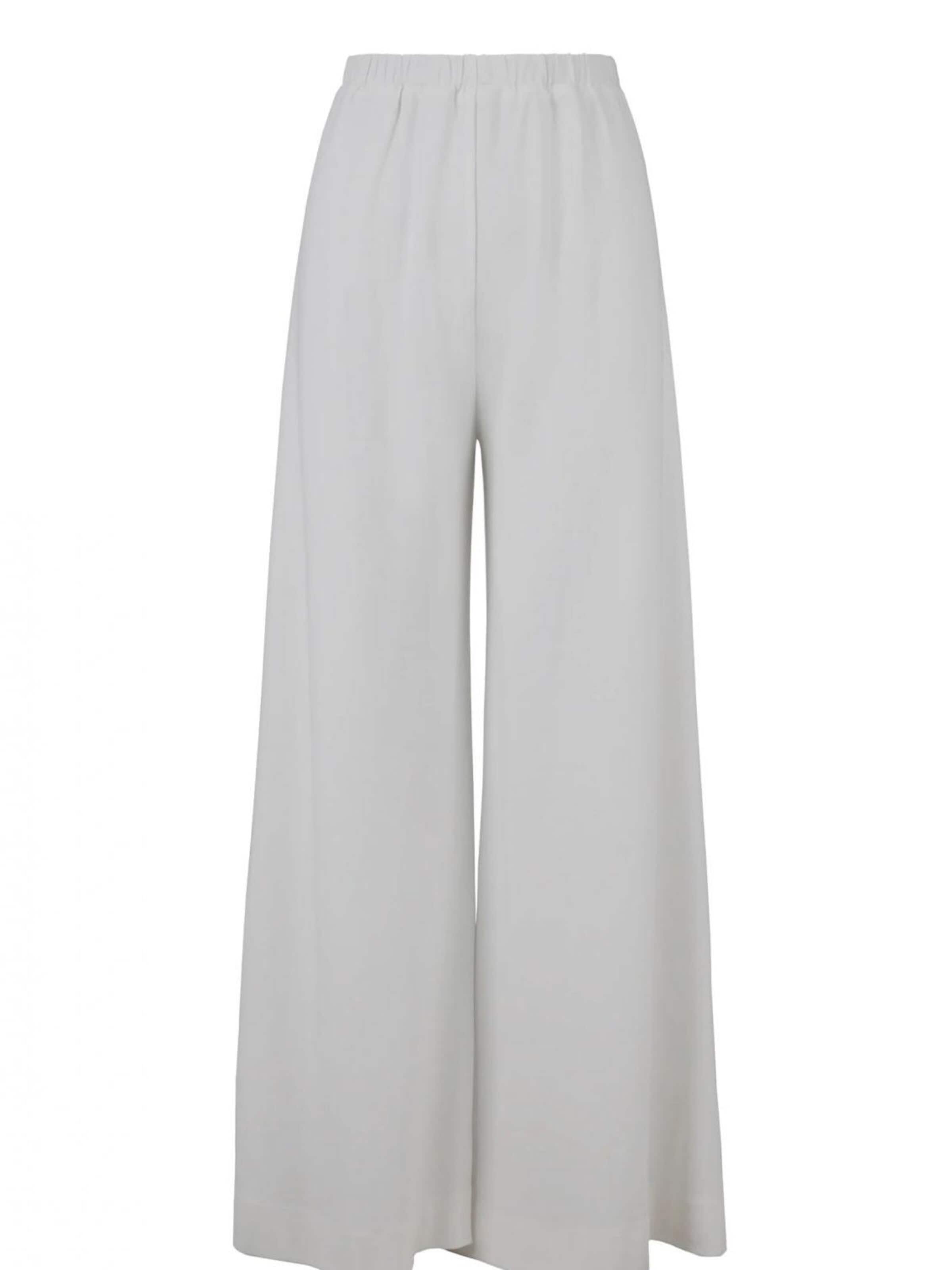 BOMBOOGIE Regular Pants in White: front