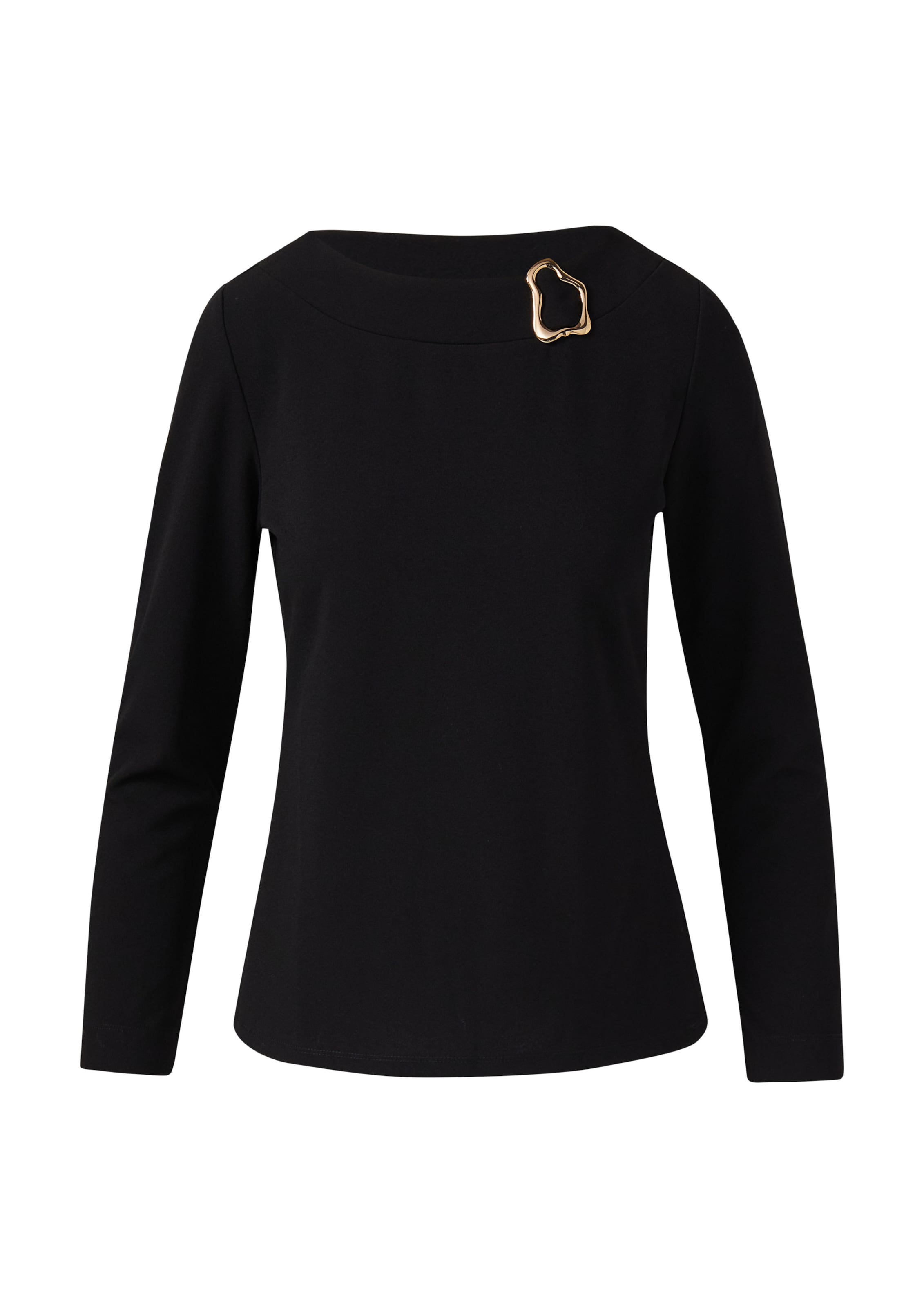 s.Oliver Shirt in Zwart: voorkant