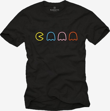 MAKAYA Shirt in Schwarz: Vorderseite