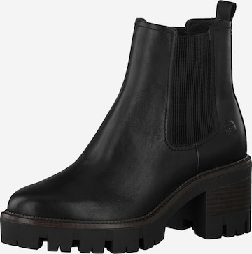 TAMARIS Chelsea Boots in Black: front