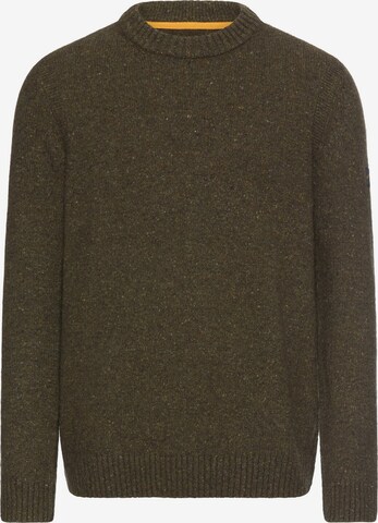 CAMEL ACTIVE Sweater in Green: front