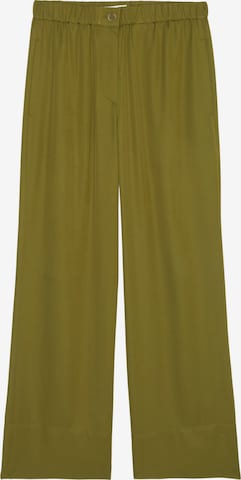 Wide Leg Pantalon Marc O'Polo en vert : devant