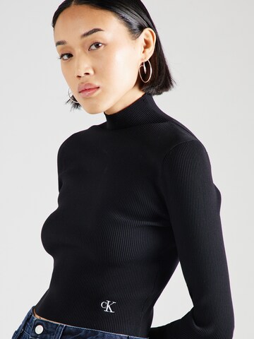 Calvin Klein Jeans Pullover in Schwarz