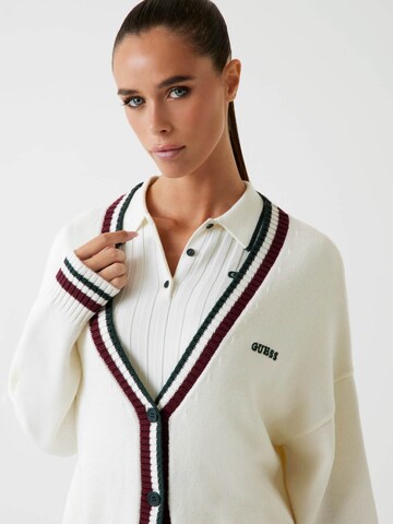 GUESS Knit Cardigan in Beige