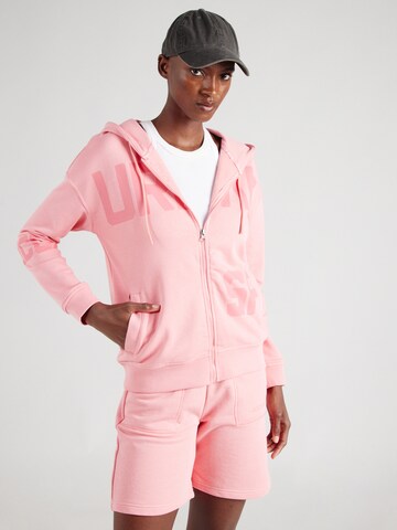 Veste de survêtement Soccx en rose : devant