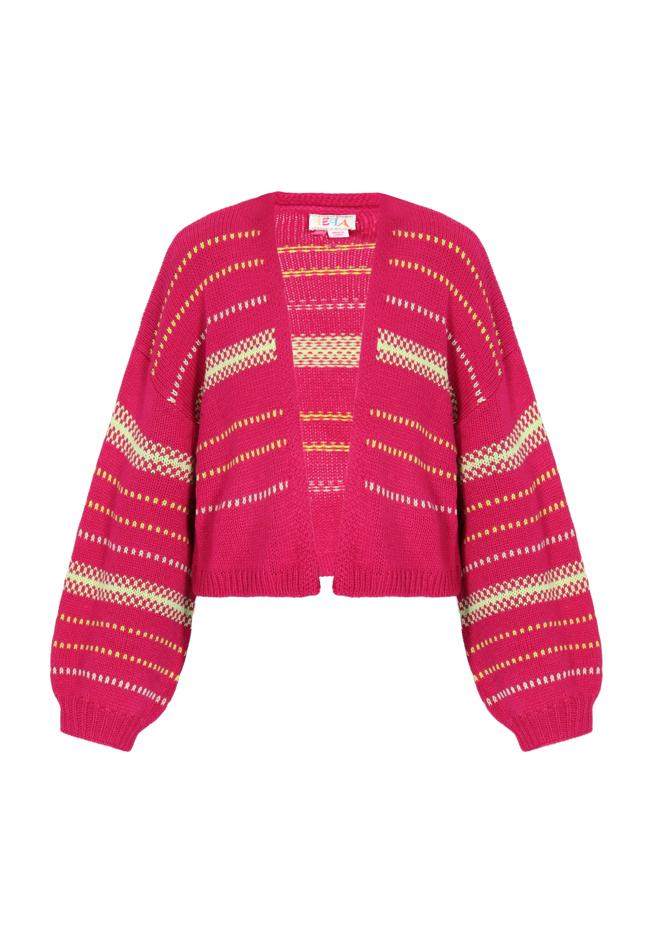 IZIA Вязаная кофта в Ярко-розовый: спереди