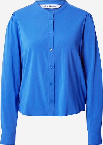 Soft Rebels Blouse 'SRAlia' in Blue: front