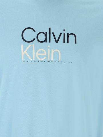 Tricou de la Calvin Klein Big & Tall pe albastru