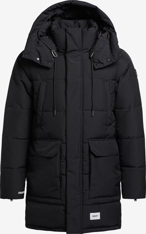 khujo Winter Parka 'Vivas2' in Black: front