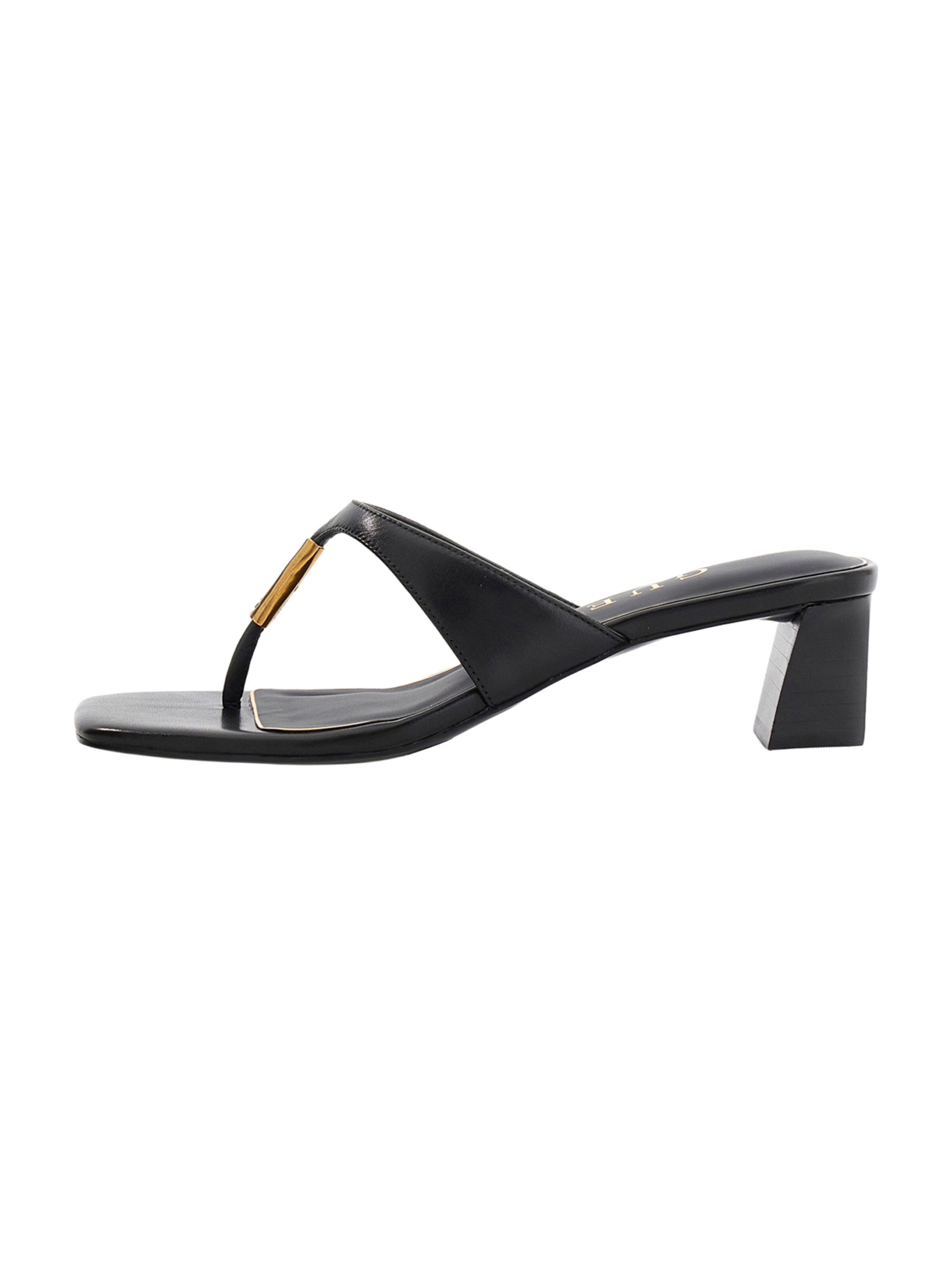 Tongs 'YAIZA' GUESS en noir