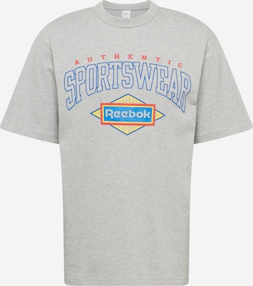 ReebokTehnička sportska majica 'CL SG' - siva boja: prednji dio