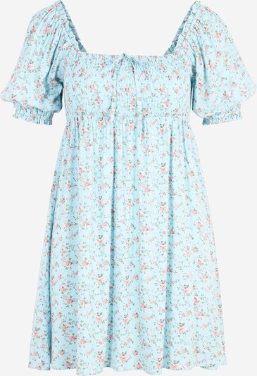 AÉROPOSTALE Robe d’été en bleu clair / vert / rose, Vue avec produit