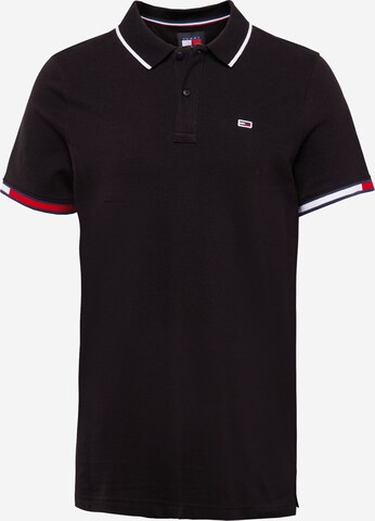 Tommy Jeans Poloshirt in Schwarz: predná strana